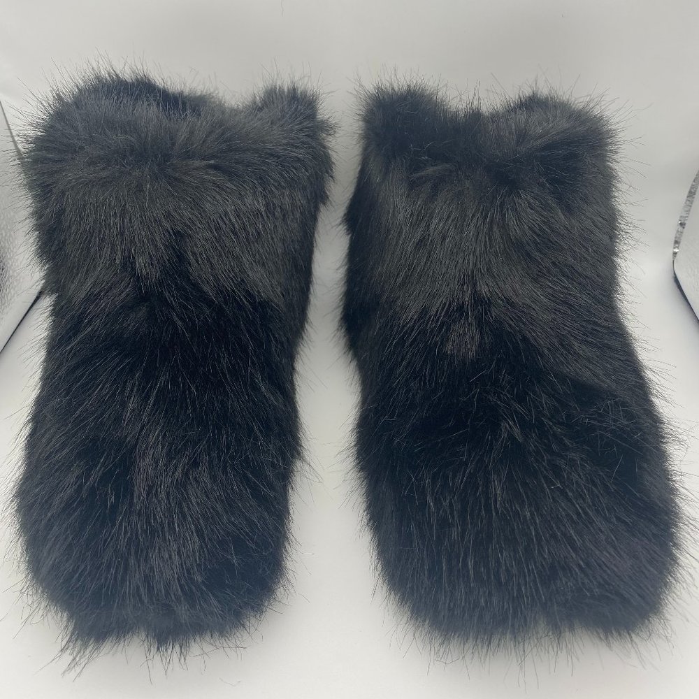UGG Amary Faux Fur Slipper Black